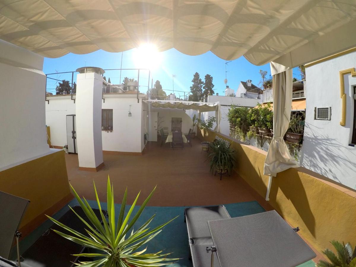 Duplex Acogedor Con Gran Terraza En Pleno Centro De Sevilla! Kültér fotó